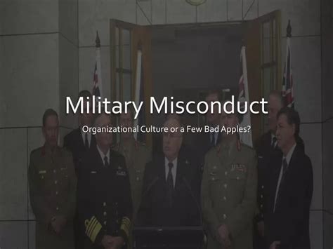 military misconduct