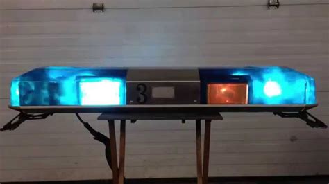 military police blue lights