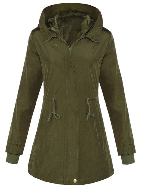 military rain jacket with hood