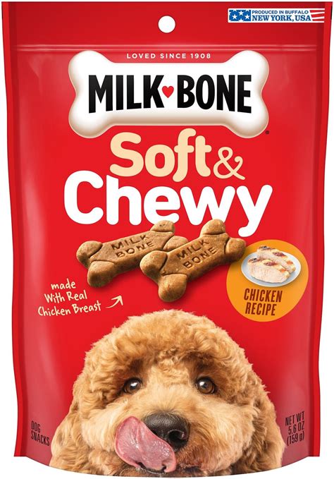 milk bone soft and chewy chicken calories