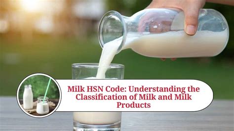 Milk Cream Hsn Code