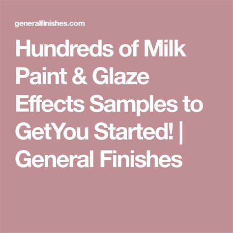 Milk Paint And Glaze Combinations