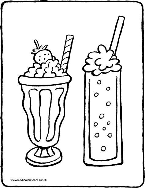Drinks coloring pages Crafts and Worksheets for Preschool,Toddler and