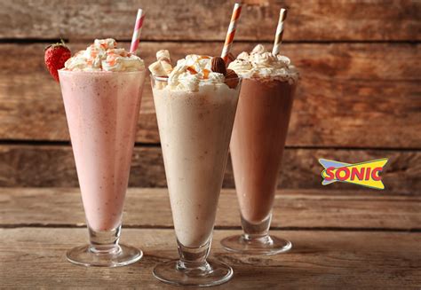 milkshake flavors at sonic