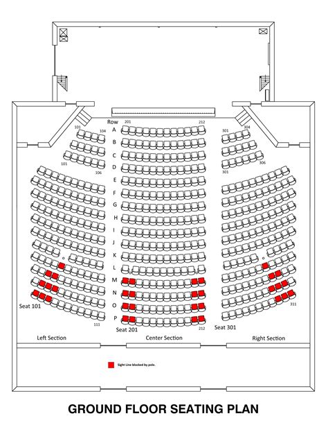 Mill Town Players Seating Chart