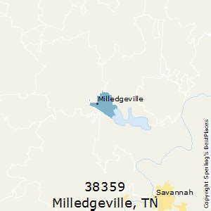 milledgeville tn zip code