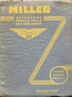 Miller Tools Catalog