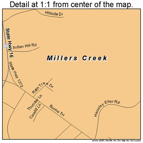 millers creek area code