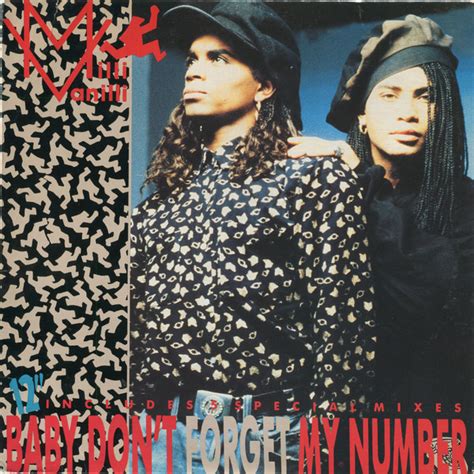 milli vanilli baby don't forget my number