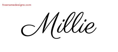 Innovative Millie Tattoo Designs References