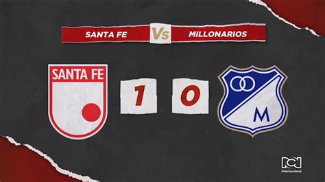 millonarios 2 santa fe 4