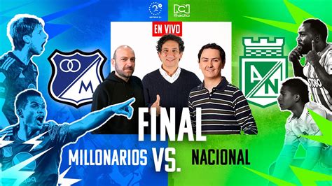 millonarios vs nacional cuanto tiempo queda