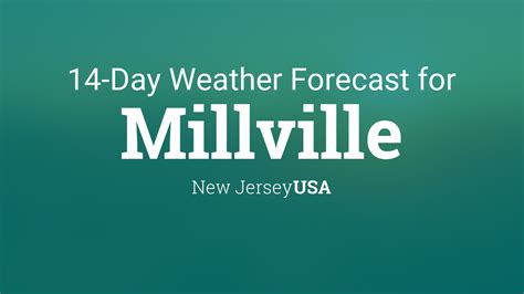 millville nj weather tomorrow