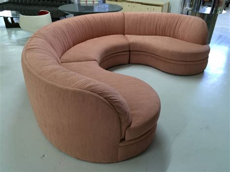 Milo Baughman Curved Sofa