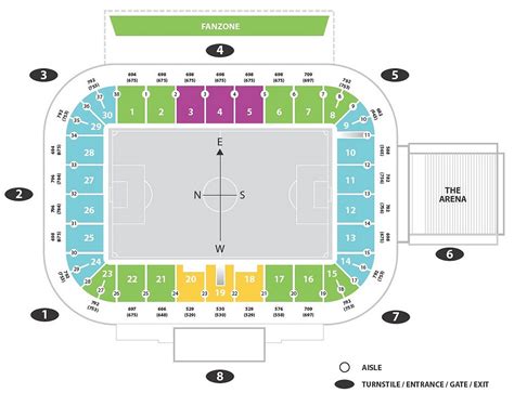 milton keynes stadium map