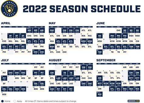 Milwaukee Brewers Opening Day is Here! Download Your FREE Schedule