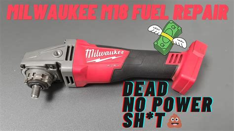 Milwaukee Angle Grinder Not Working