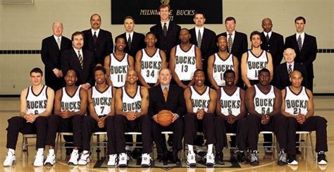 milwaukee bucks basketball roster 2000