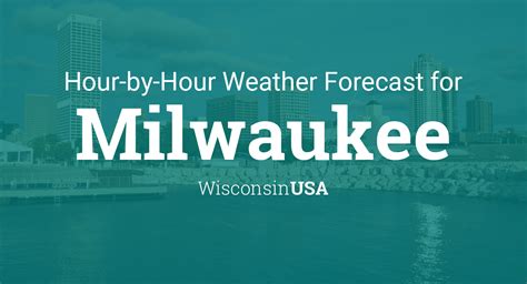 milwaukee hourly forecast