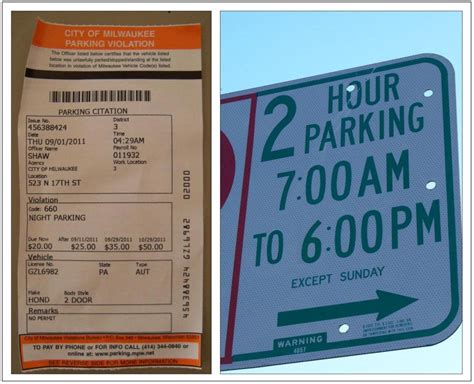 milwaukee parking ticket