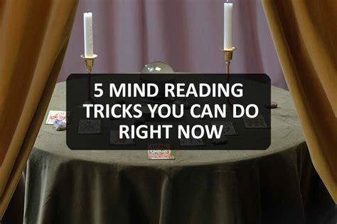 mind reading tricks with answers