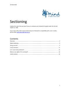 mind sectioning