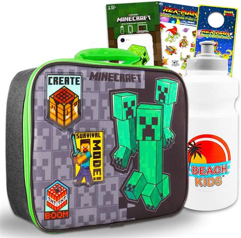 Minecraft Grass Block Lunch Box — Vanilla Underground