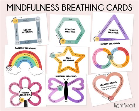 Mindfulness Alphabet Flash Card Mindfulness Printable Home Etsy