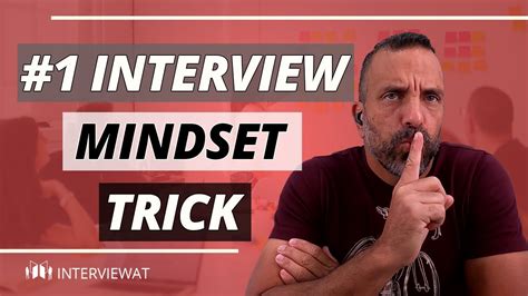 mindset for job interview
