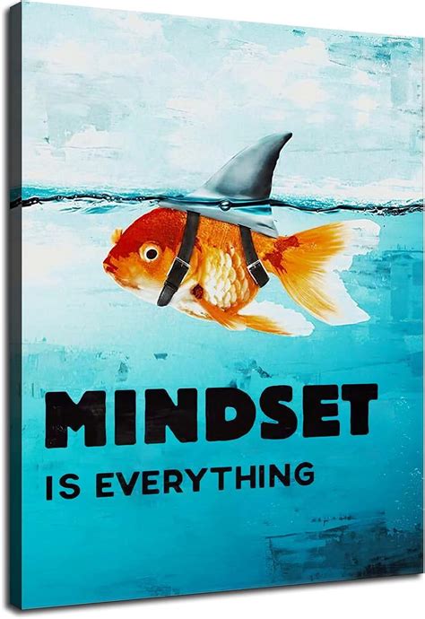 Mindset Is Everything Canvas Wall Art