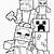 minecraft coloring in pages