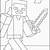 minecraft coloring pages steve