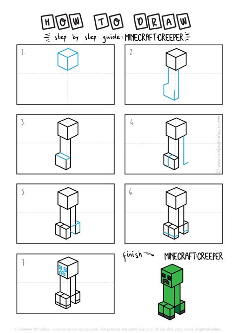 How to draw Ender Dragon Minecraft Easy stepbystep