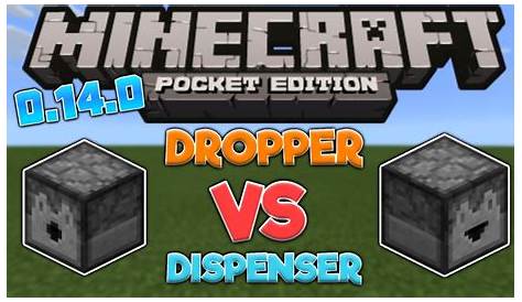 Minecraft Dropper Vs Dispenser