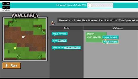 Minecraft Hour Of Code Designer Level 10 Coding, Writing Blog