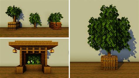 Quick builds ep 2 Plants 🌱Potted & indoor Plants🌱 Minecraft Amino