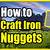 minecraft iron nugget recipe