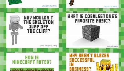 Minecraft Jokes For Kids