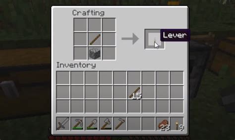 Minecraft how to make lever button steel door and pressure