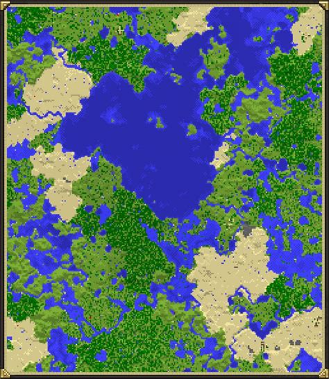 Minecraft Map Using Seed