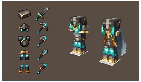 Not so Simplistic Netherite Armor Minecraft Texture Pack
