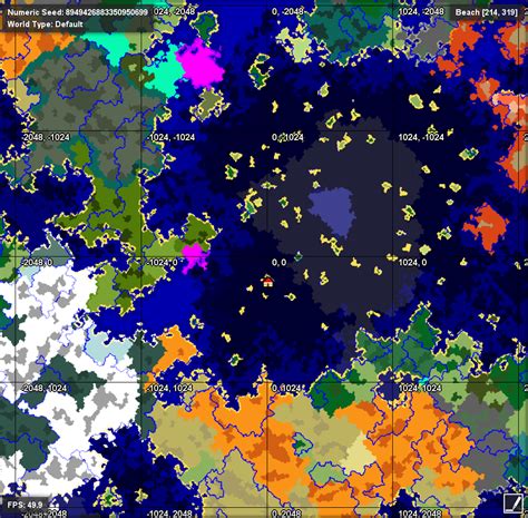 Minecraft Seed Map Biome Finder