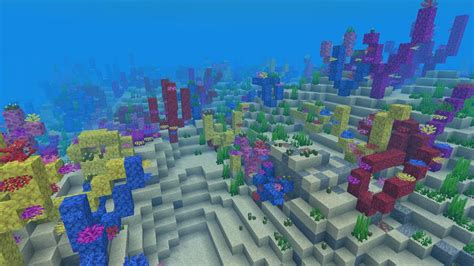 Minecraft Seed Map Coral Reef