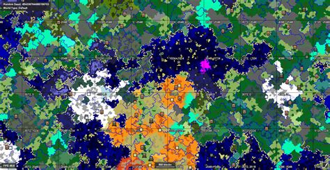 Minecraft Seed Map Large Biomes