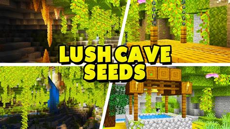 Minecraft Seed Map Lush Cave