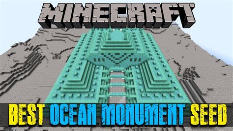 Minecraft Seed Map Ocean Monument
