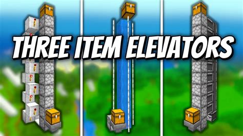 minecraft 1.20 item elevator