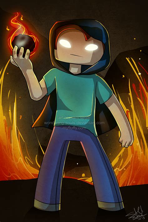 Minecraft Artwork Herobrine