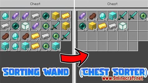 Minecraft Bedrock Chest Sorter Mod