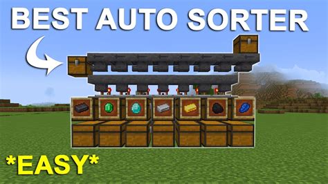Minecraft Best Chest Sorting